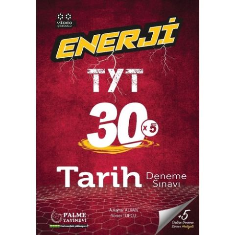 Palme Yayıncılık Enerji TYT Tarih 30 Deneme Sınavı - A.kahar Alkan