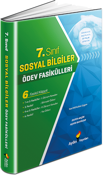 Aydın Yayınları 7. Sınıf Sosyal Bilgiler Ödev Fasikülleri