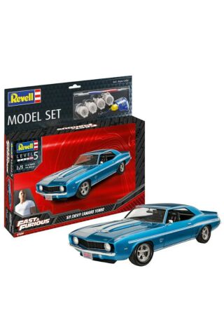 Maket Araba 1:25 Ölçek Fast&fusious 1969 Chevy Yenko Camaro N:67694