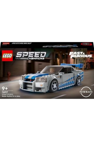 ® Speed Champions Daha Hızlı Daha Öfkeli Nissan Skyline GT-R (R34) 76917 (319 Parça)