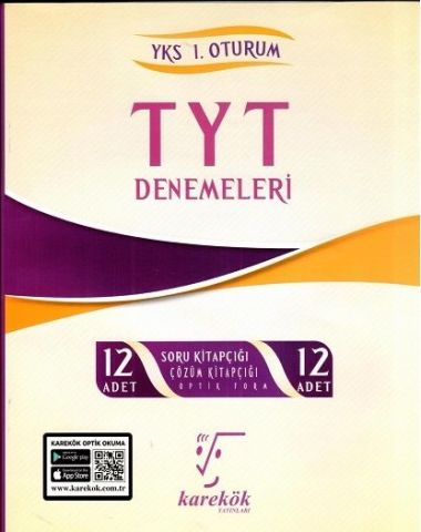 Karekök Yayınları TYT Denemeleri 12 Adet