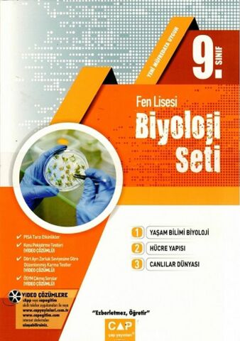 Çap 9. Sınıf Fen Lisesi Biyoloji Seti