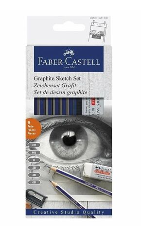 Faber-Castell Graphite Sketch Set 8 Parça