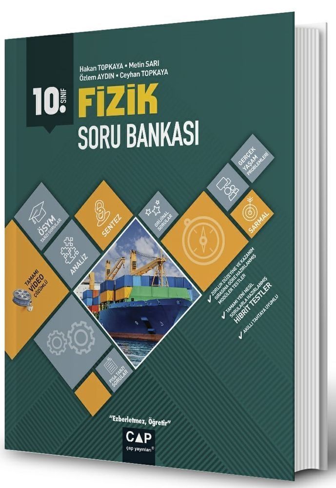 Çap 10. Sınıf Anadolu Lisesi Fizik Soru Bankası