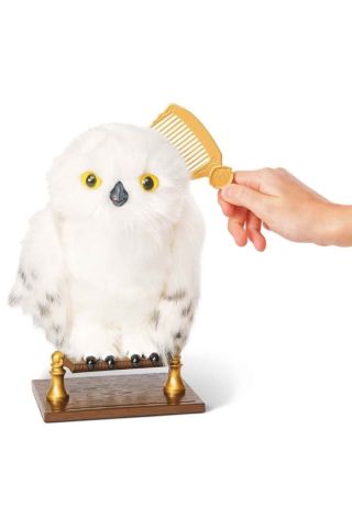 Oyuncak Harry Potter İnteraktif Büyüleyici Hedwig Baykuş Peluş Oyuncak 23 Cm 6061829