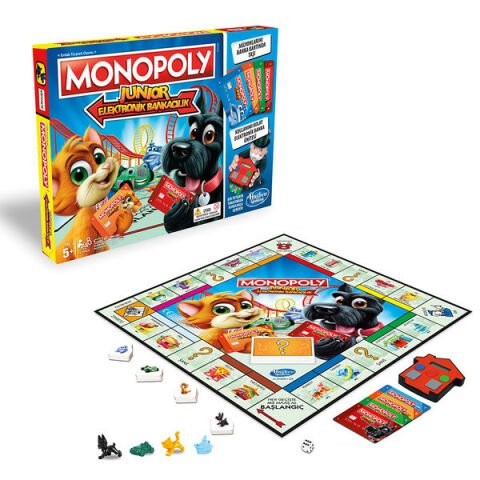 Hasbro Monopoly Junior Elektronik Bankacılık E1842