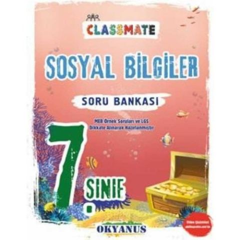 Okyanus Yayınları 7. Sınıf Classmate Sosyal Bilgiler Soru Bankası