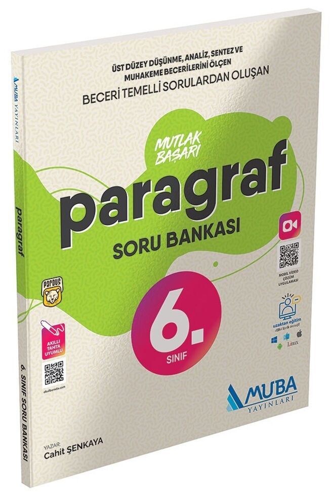 Muba Yayınları 6. Sınıf Paragraf Mutlak Başarı Soru Bankası