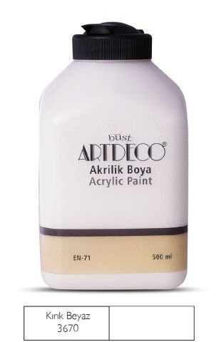 Artdeco Akrilik Boya 500ml Kırık Beyaz 3670