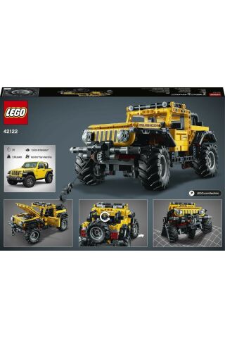 ® Technic Jeep® Wrangler 42122 - Araç Sevenler İçin Koleksiyonluk Model Yapım Seti (665 Parça)