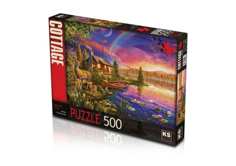 KS Games Lakeside Cabin 500 Parça Puzzle 20003