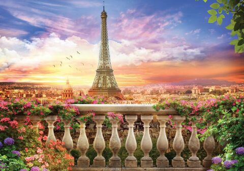 KS Games Sunset İn Eiffel 500 Parça Puzzle 20017