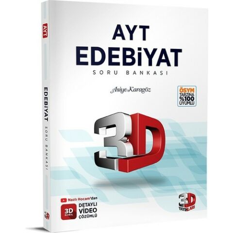 3D Yayınları AYT Türk Dili ve Edebiyatı Soru Bankası