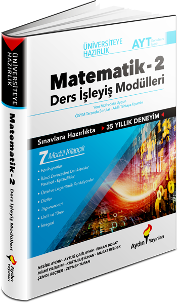 Aydın Yayınları Üniversiteye Hazırlık Matematik Ders İşleyiş Modülleri 2. Kitap