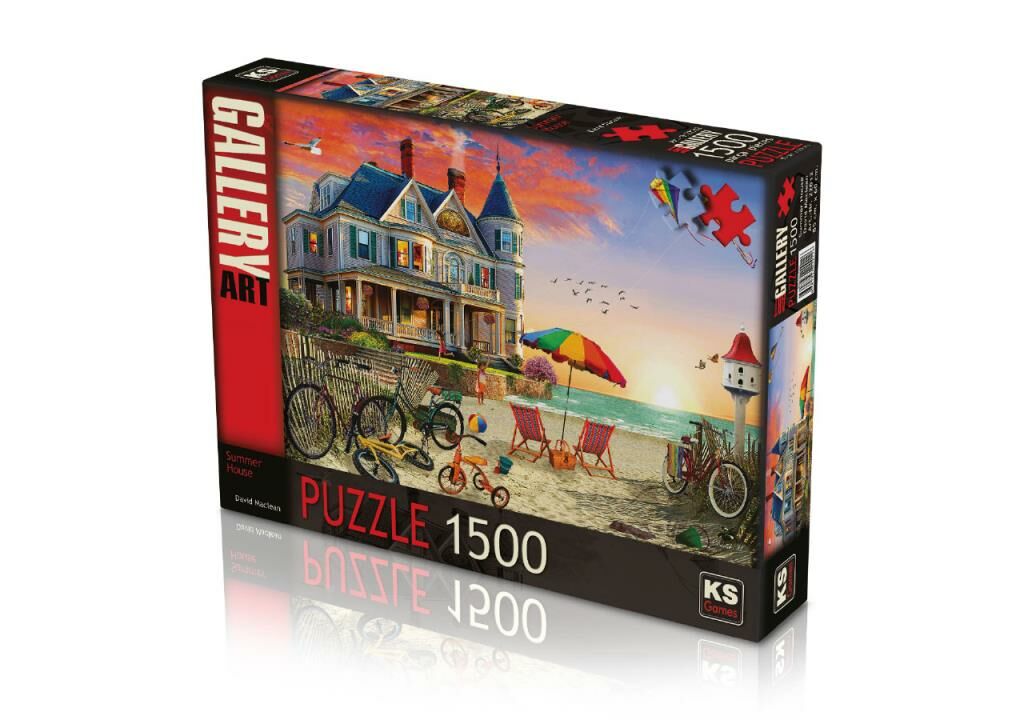 KS Games Summer House 1500 Parça Puzzle  22012
