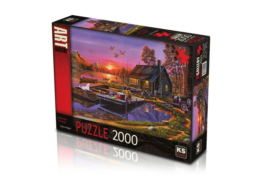 KS Games Lakeside Cottage 2000 Parça Puzzle 22502