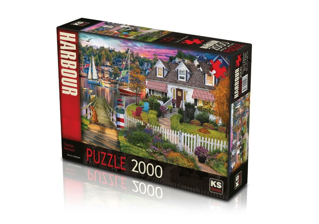 KS Games Charles Harbour 2000 Parça Puzzle 22507