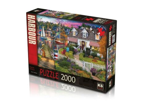 KS Games Charles Harbour 2000 Parça Puzzle 22507