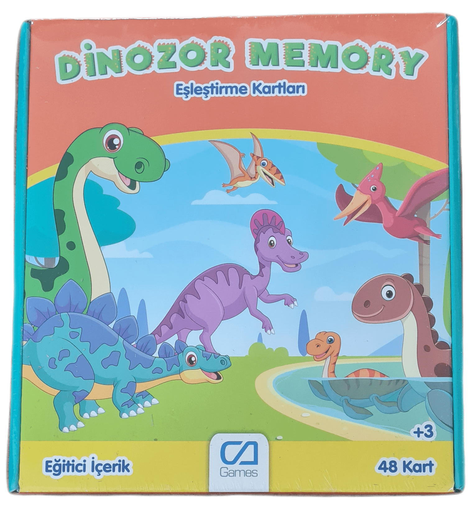 CA Games Dinozor Memory Eşleştirme Kartları