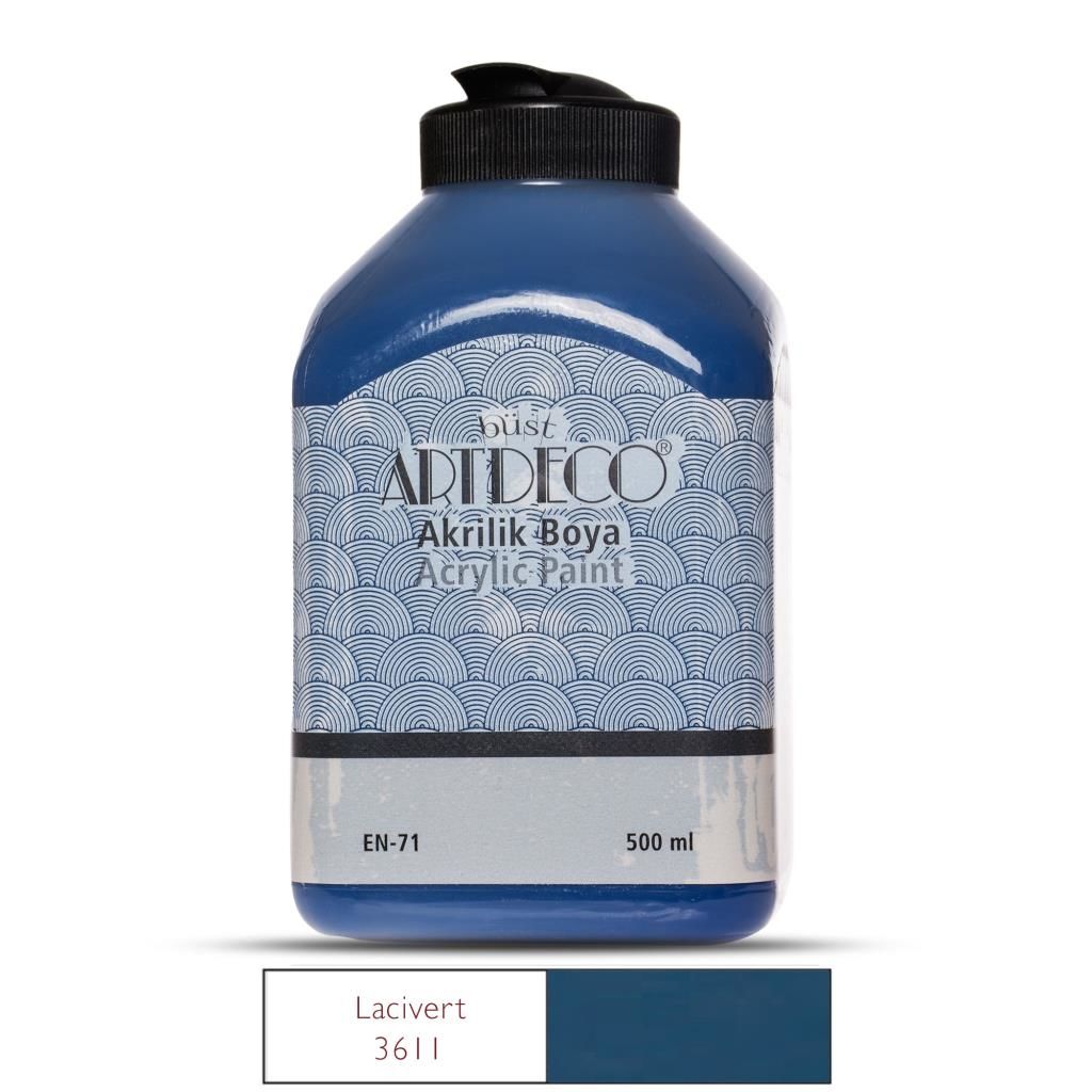 Artdeco Akrilik Boya 500ml Lacivert 3611