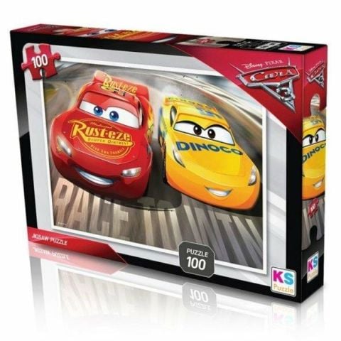 Ks Games Cars 100 Parça Puzzle CR714