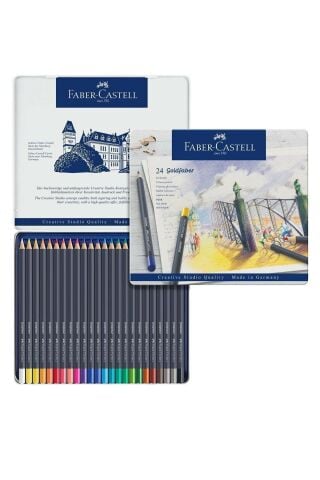 Faber-castell Kuru Boya Kalemi Goldfaber 24 Renk 11 47 24