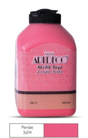 Artdeco Akrilik Boya 500ml Pembe 3604