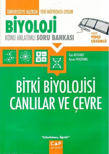 Çap Üniversiteye Hazırlık Biyoloji Bitki Biyolojisi Canlılar ve Çevre Konu Anlatımlı Soru Bankası