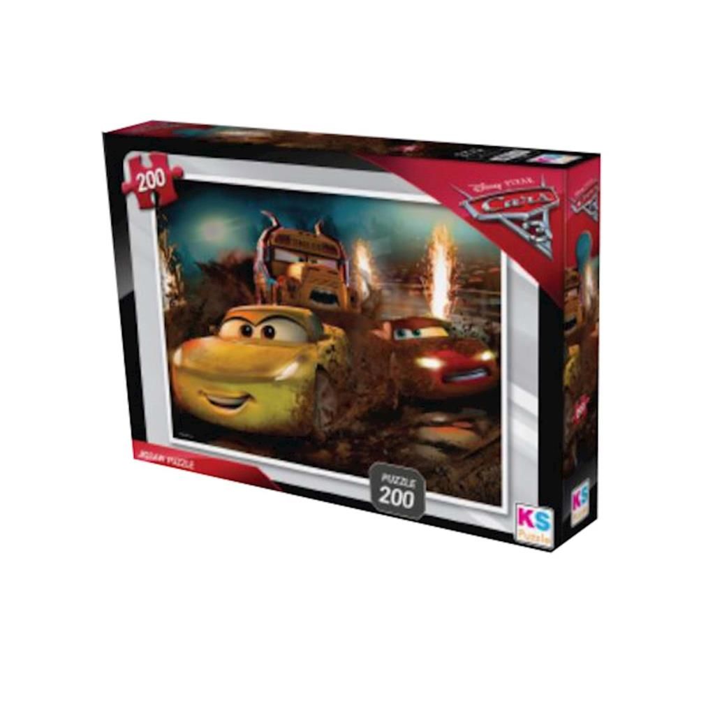 KS Games Cars 200 Parça Puzzle CR 113