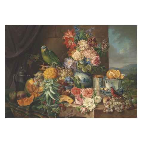 Keskin Color 68x96cm Çiçekler Ve papağan 2000 Parça Puzzle