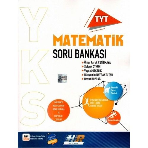 Hız ve Renk Yayınları TYT Matematik Soru Bankası