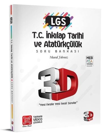 3D Yayınları 8. Sınıf LGS inkılap Tarihi Ve Atatürkçülük Soru Bankası