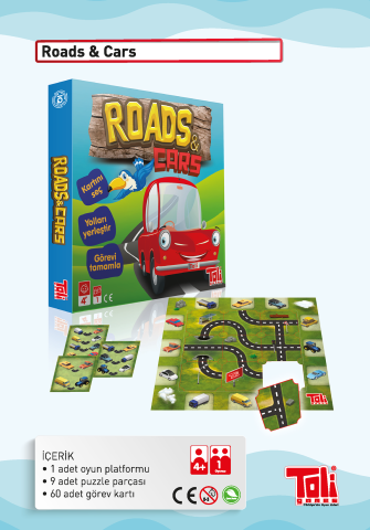Toli Games Roads & Cars Yön Bulma Zeka Oyunu