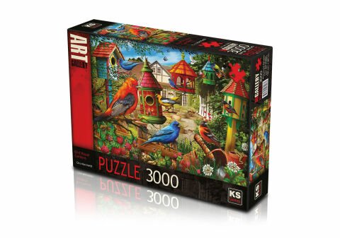 Ks Games Bird House Gardens 3000 Parça Puzzle 23003