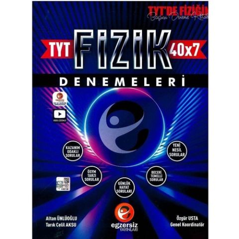 Egzersiz Yayınları Tyt Fizik Denemeleri