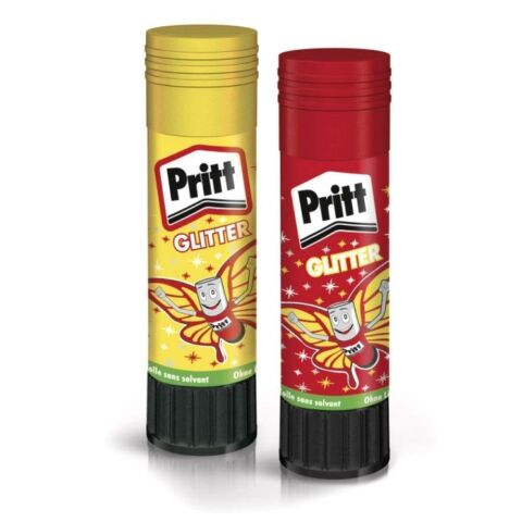 Pritt Simli Stick Yapıştırıcı Glitter 2'li Set Kırmızı-Sarı