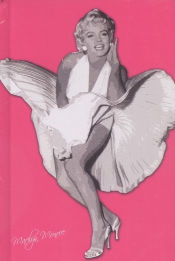 Floria  Marilyn Monroe Pembe A6 Sert Kapak Ciltli Defter