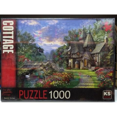 Ks Games Old Waterway Cottage 1000 Parça Puzzle