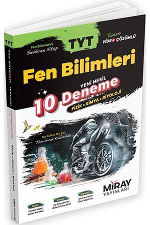 Miray Yayınları YKS TYT Fen Bilimleri 10 Deneme