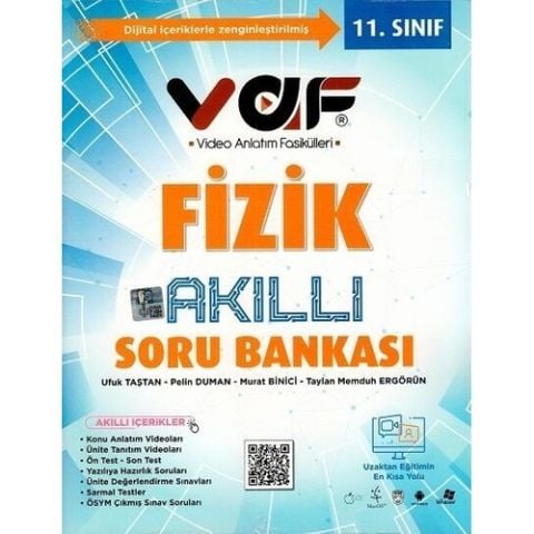 Vaf Yayınları 11. Sınıf Fizik Akıllı Soru Bankası