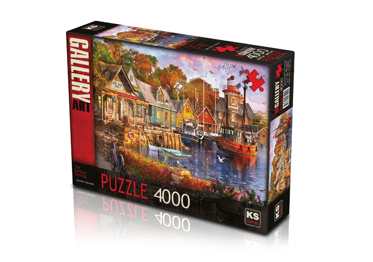 Ks Games The Harbour Eveni̇ng  4000 Parça Puzzle