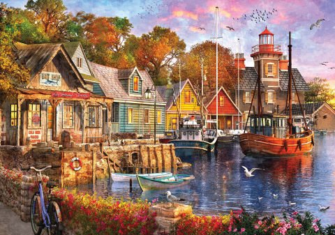 Ks Games The Harbour Eveni̇ng  4000 Parça Puzzle