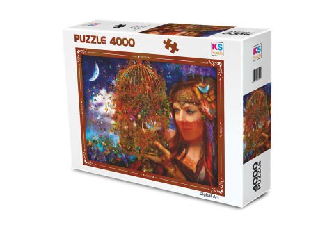 Ks Games Her Butterfly Fai̇rytale 4000 Parça Puzzle