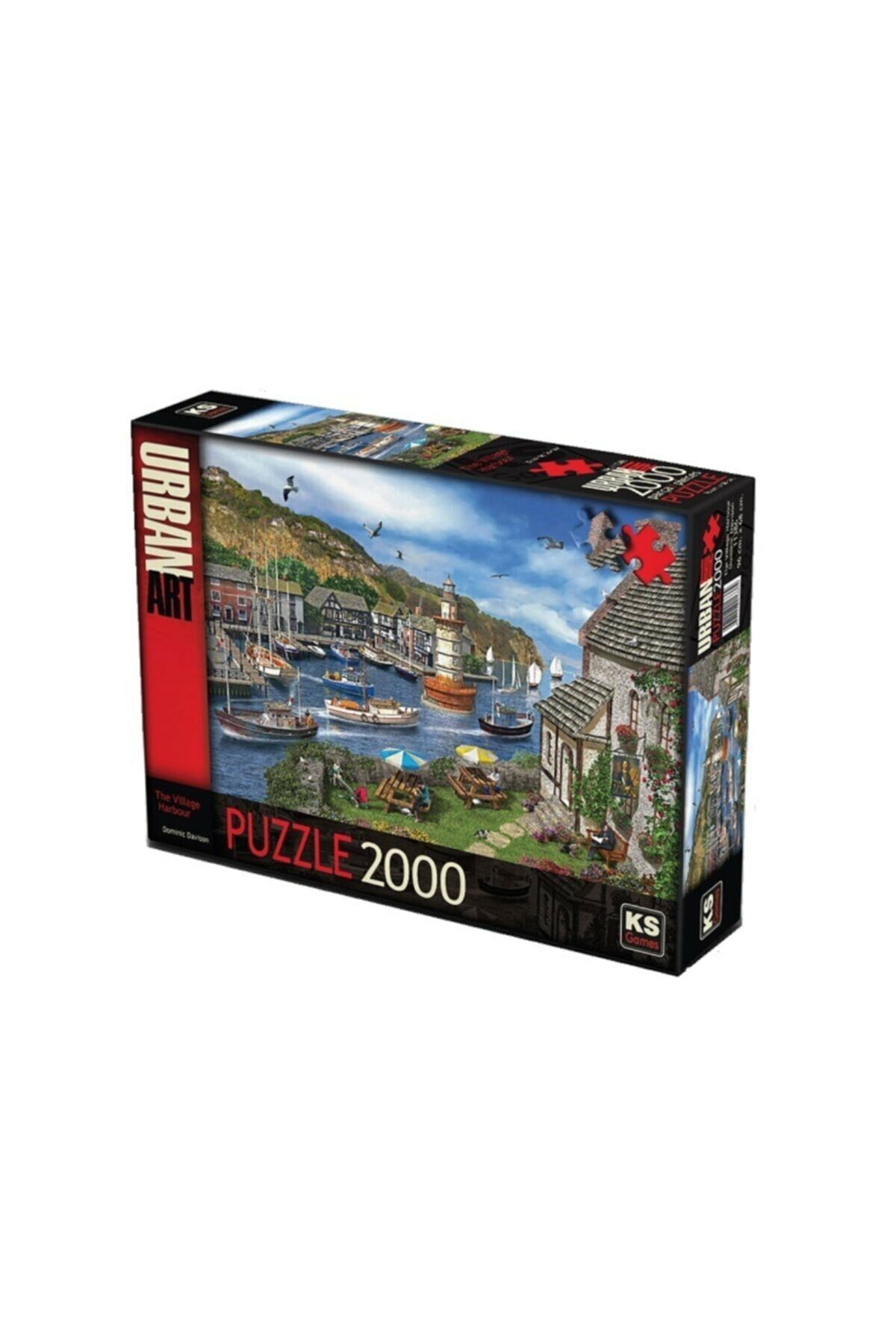 Ks Games Village Harbour 2000 Parça Puzzle