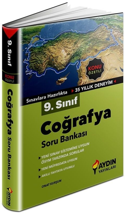 Aydın Yayınları 9. Sınıf Coğrafya Konu Özetli Soru Bankası