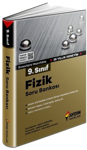 Aydın Yayınları 9. Sınıf Fizik Soru Bankası