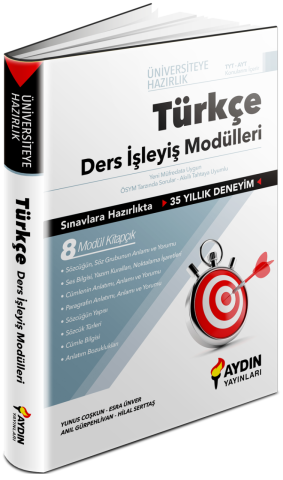 Aydın Yayınları TYT Türkçe Ders İşleyiş Modülleri