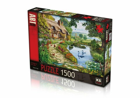 Ks Games Cottage By The Lake 1500 Parça Puzzle