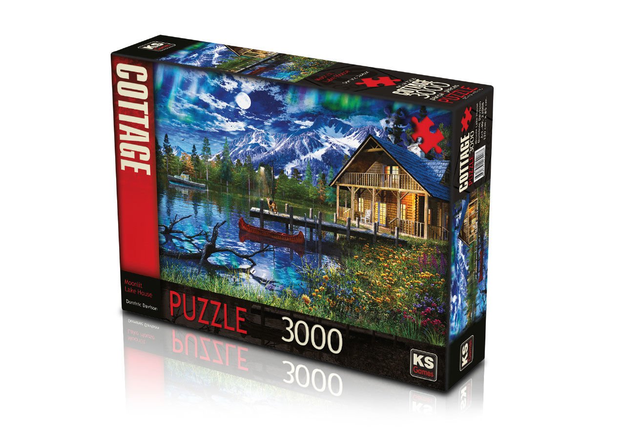 Ks Games Moonlit Lake House 3000 Parça Puzzle