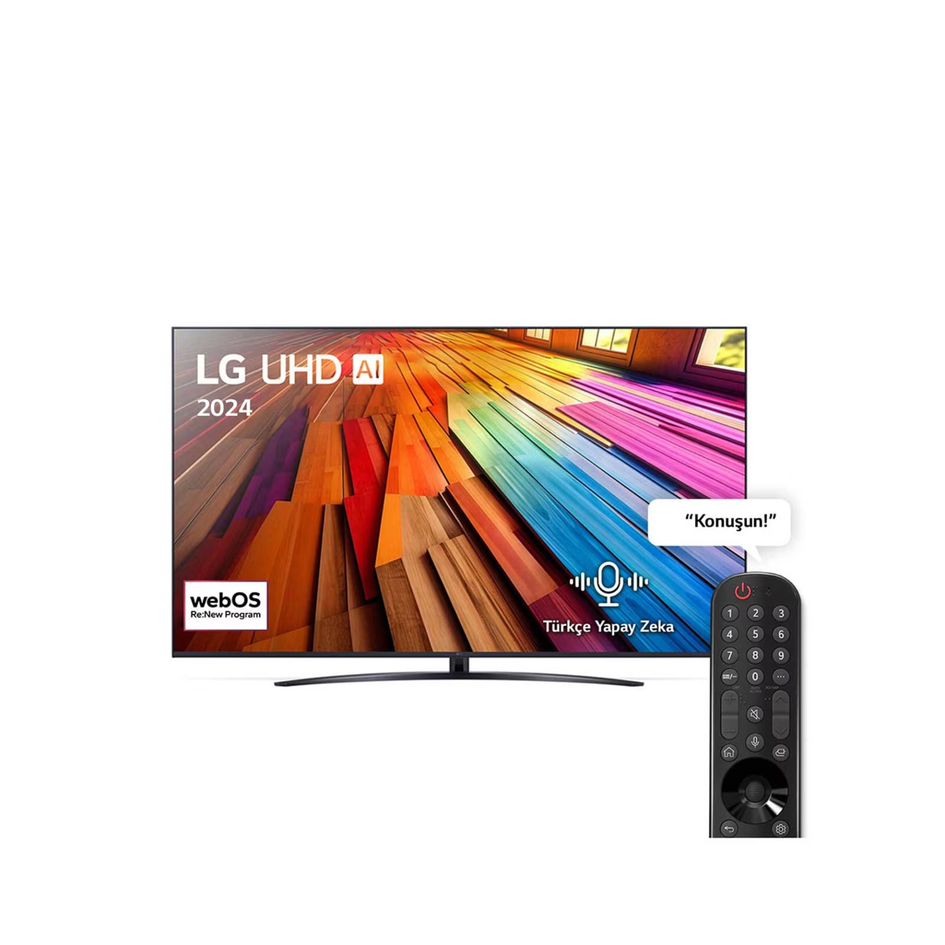 LG 86UT81006LA 86 inç LG UHD AI UT81 4K Smart TV AI Sihirli Kumanda
